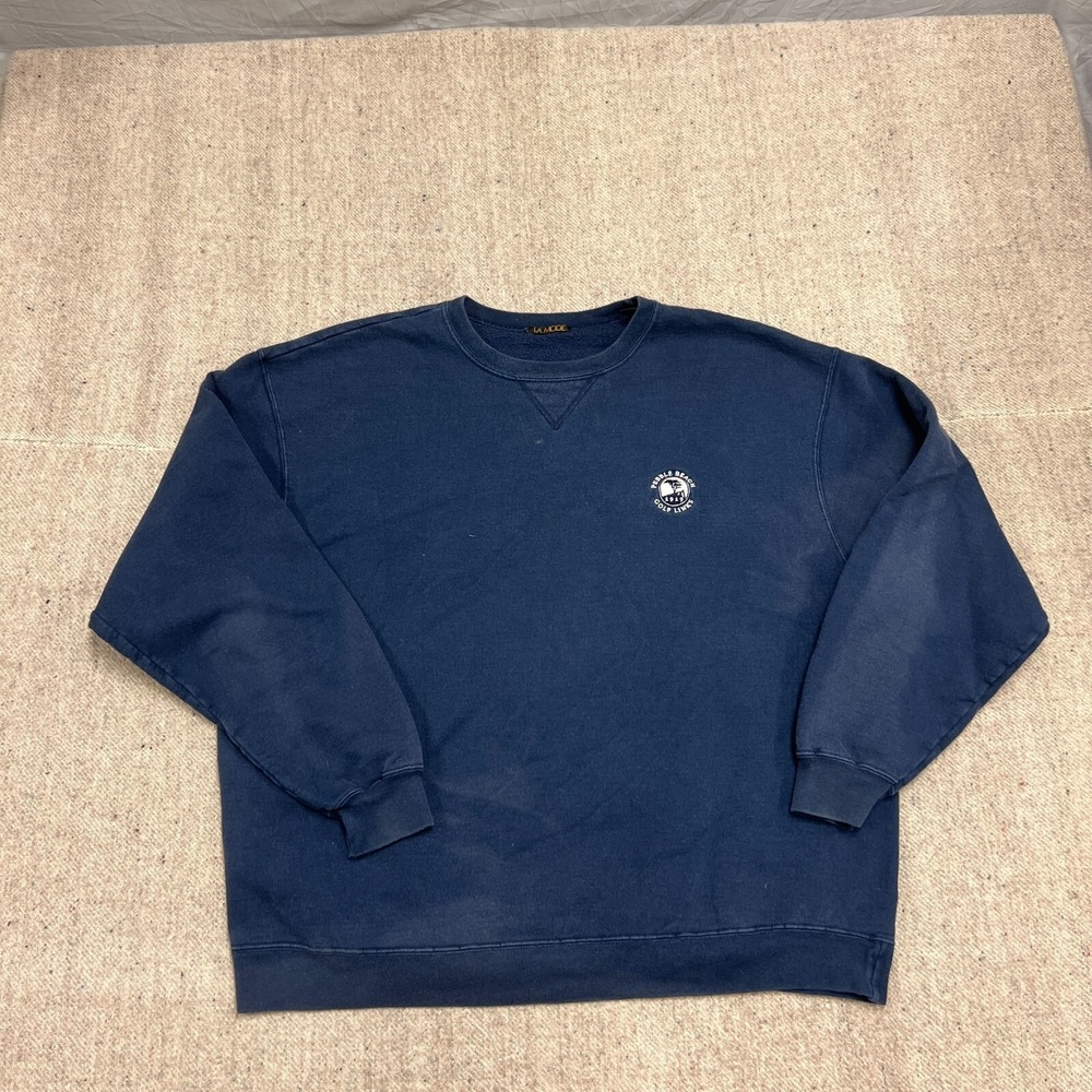 Vintage Pebble Beach Golf Links Sweatshirt Mens XL Blue 1990s PGA